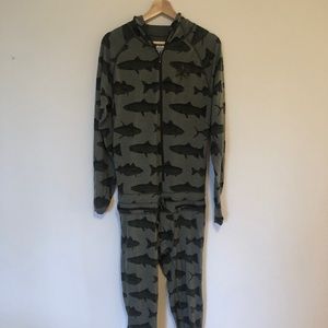 Airblaster Ninja suit Men’s L Merino Fish